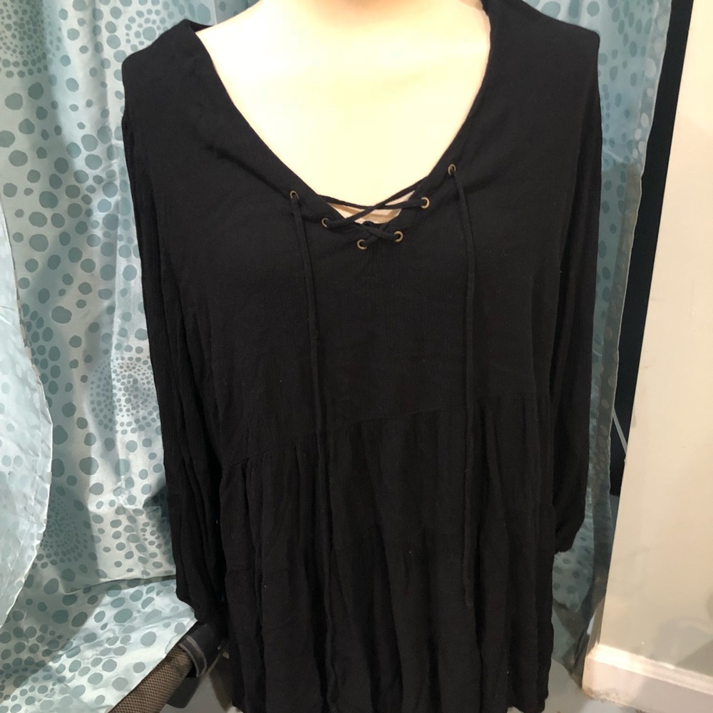 Forever21 | P L U S | Peasant Dress w/drawstring